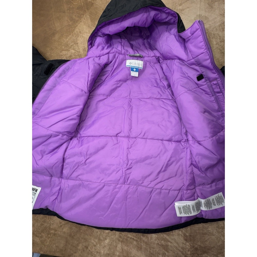 Columbia Hooded Puffer Jacket Unisex Full Zip Youth Small NWT - Picture 7 of 9